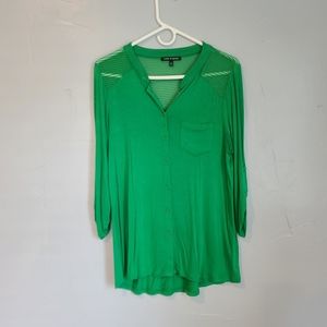 Beautiful Green Dressy Shirt